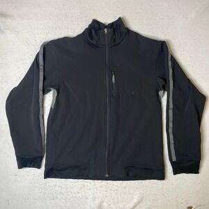 Nike ACG Full Zip Jacket Mens Large Black Fleece Lined Softshell Gorpcore